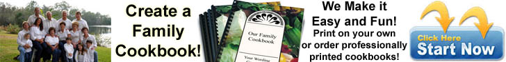 Create a family cookbook - We make it easy! Create a family cookbook - We make it easy!